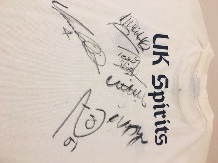 世界1枚！2002年日韓W杯イングランド選手サイン入り レプリカユニフォーム