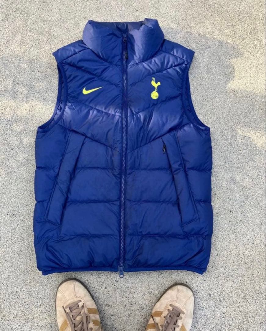 【入手困難】ナイキxトッテナム/ダウンベスト/古着/ビンテージ S英国