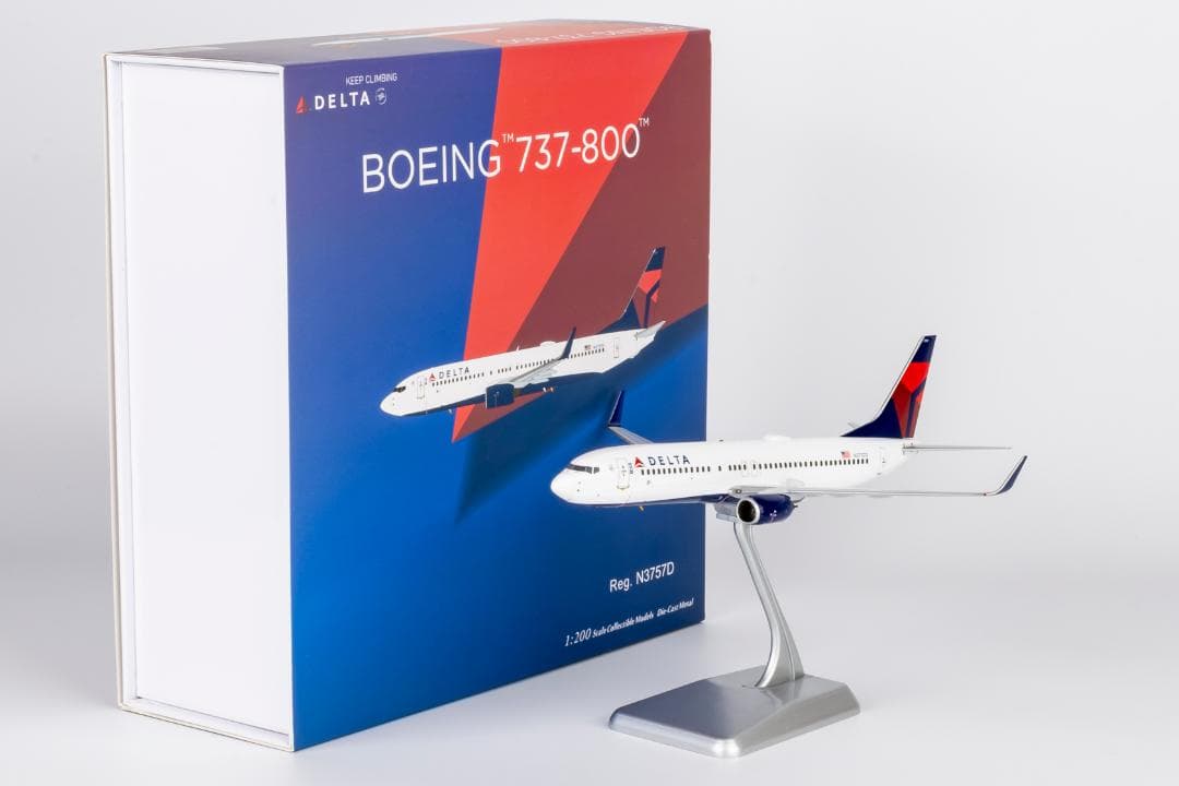 デルタ航空 737-800/w N3757D 1/200