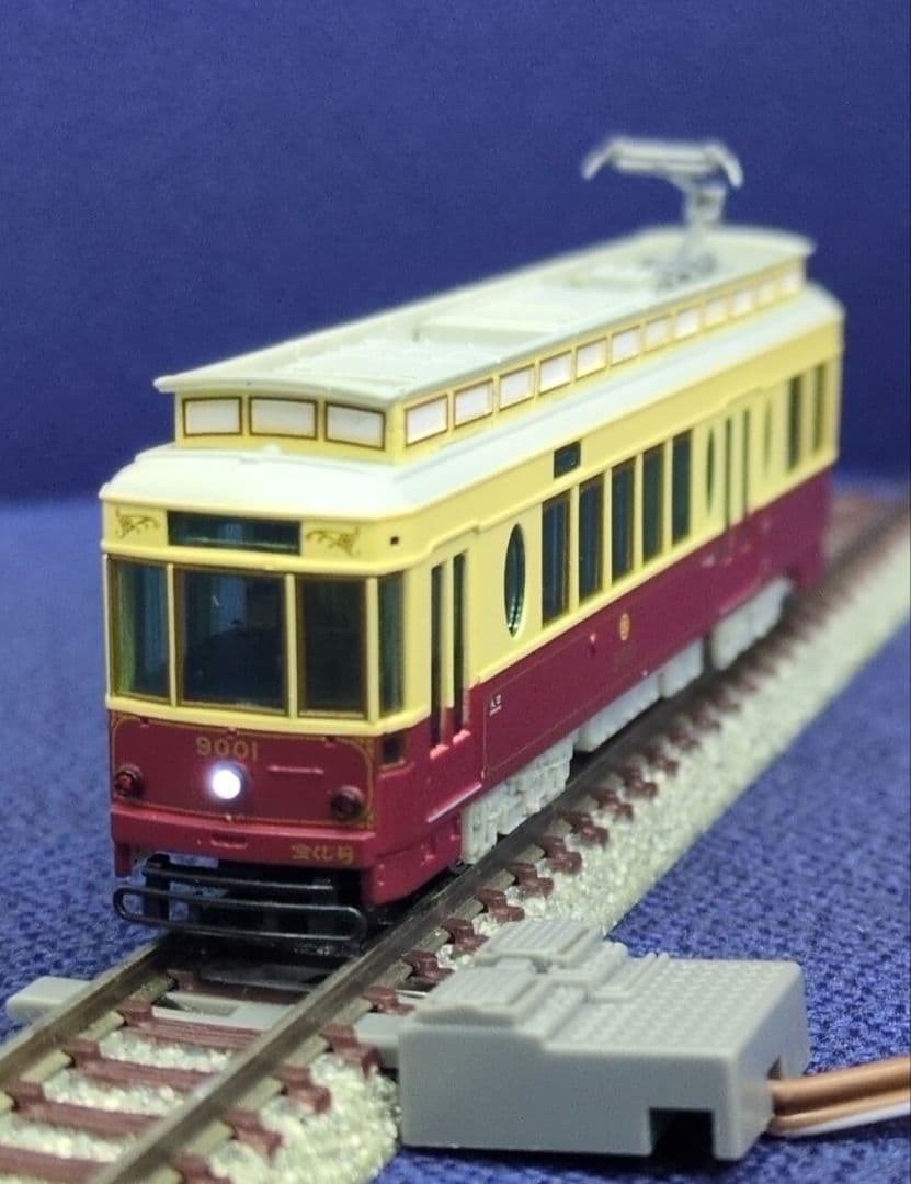 鉄道模型 東京都電 9000形 9001 赤塗装