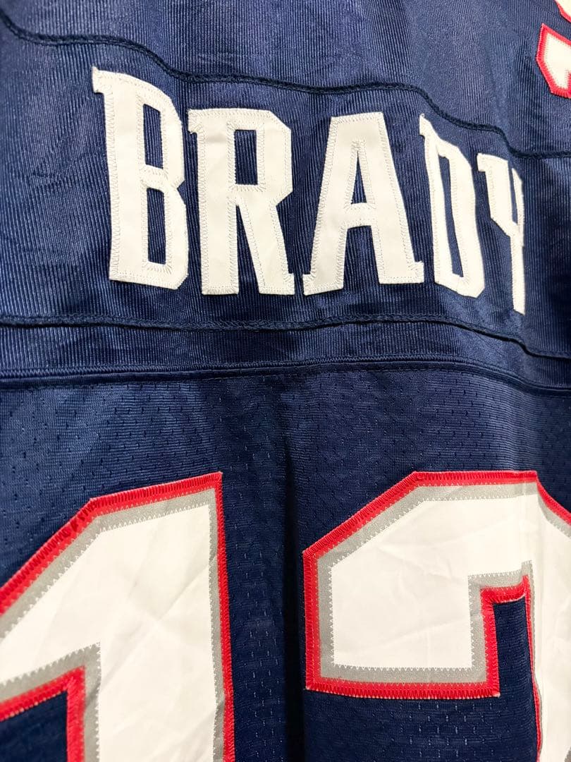 【美品】刺繍　NFL トムブレイディ ペイトリオッツ ユニフォーム　リーボック