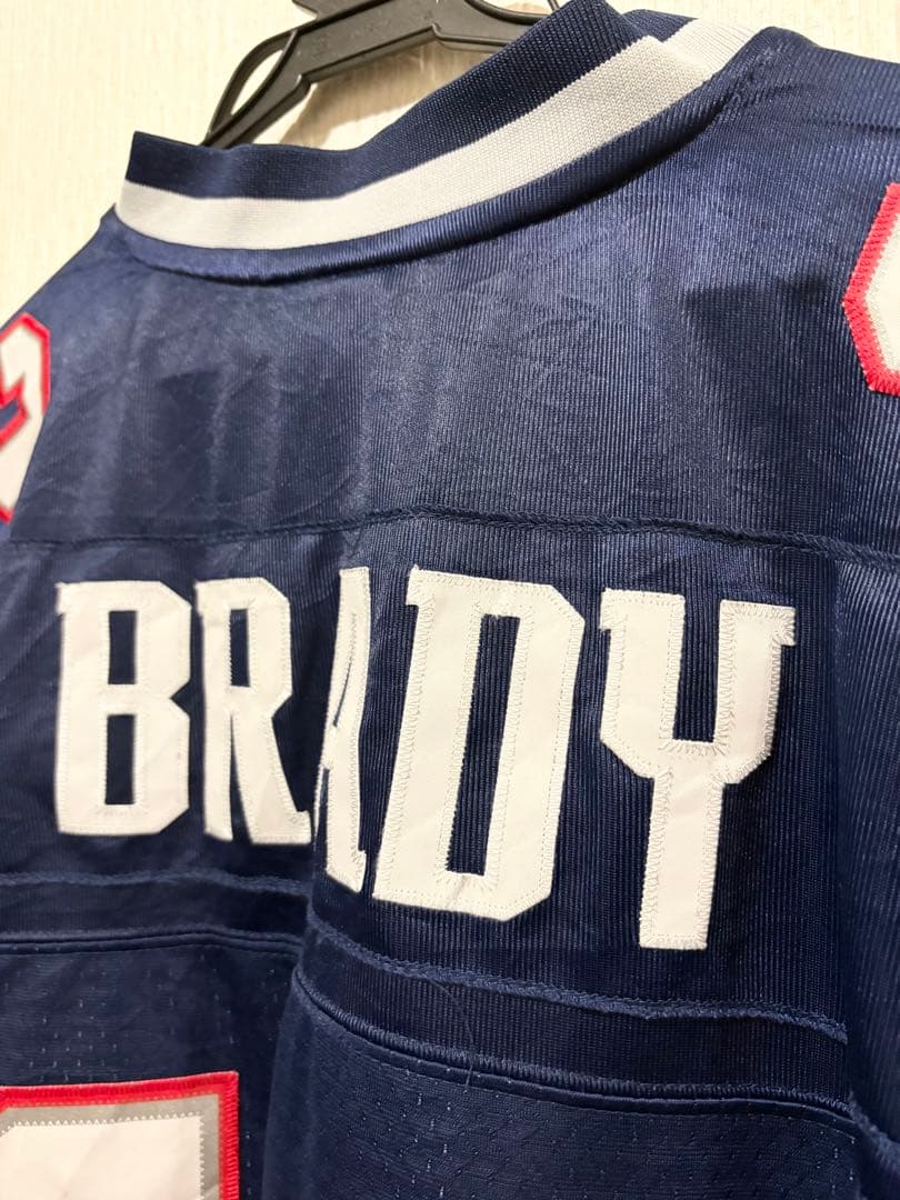 【美品】刺繍　NFL トムブレイディ ペイトリオッツ ユニフォーム　リーボック