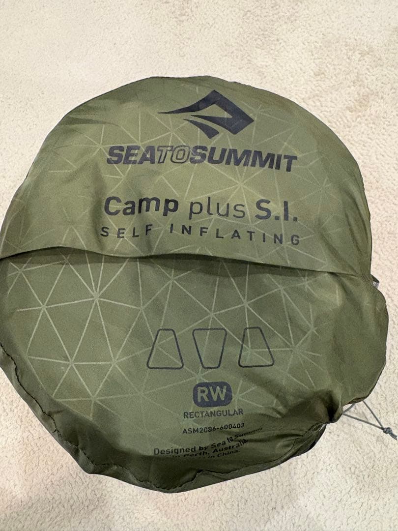 シートゥーサミット（SEA TO SUMMIT）キャンププラスS.Iマット モス