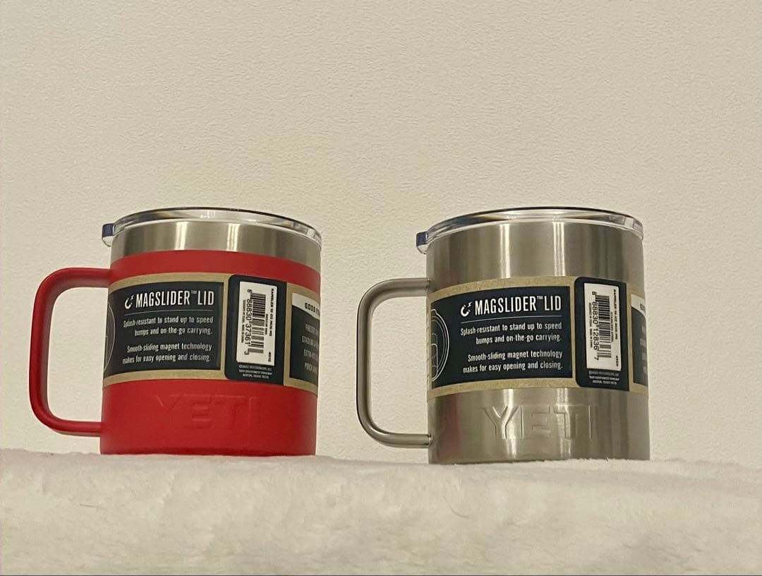 YETI Rambler 10 oz Mug 2個セット シルバー・レッド