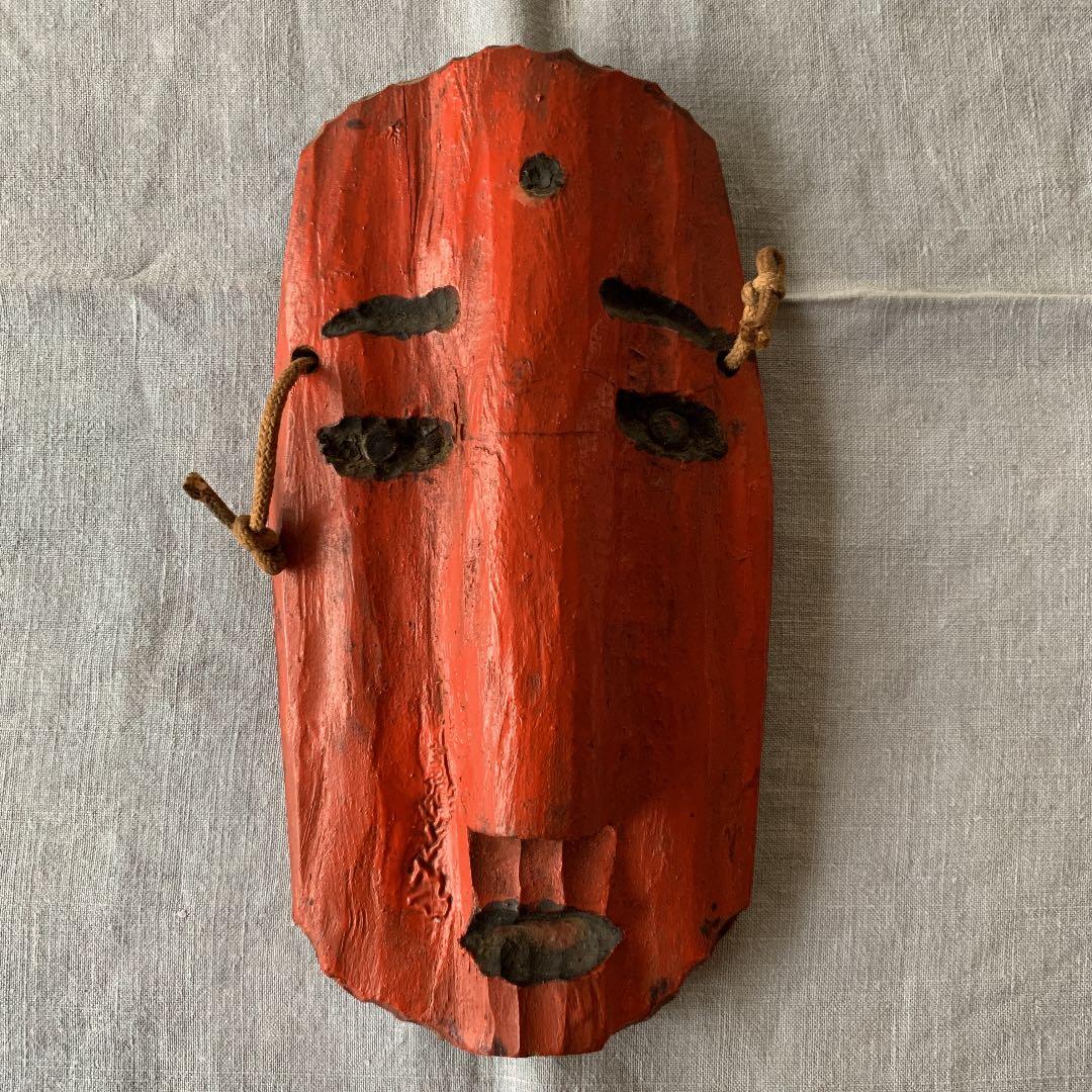 骨董品　お面　民藝品