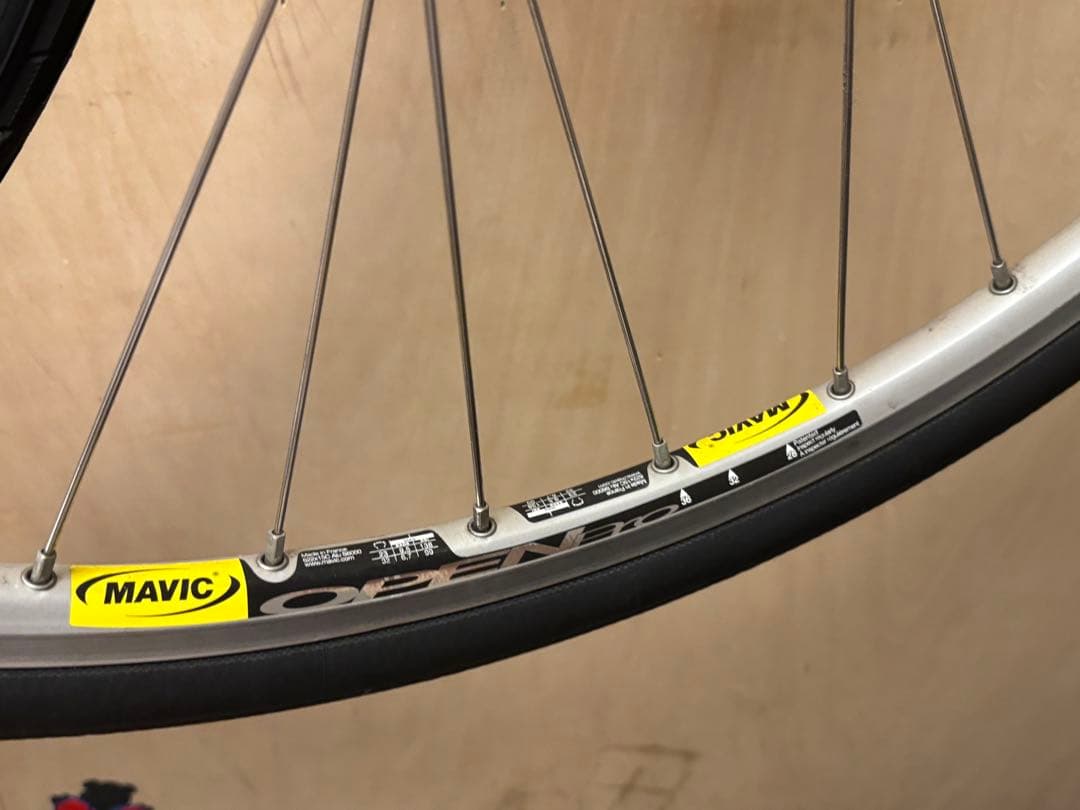 mavic open pro シルバー　36h ピストバイク　ホイールセット