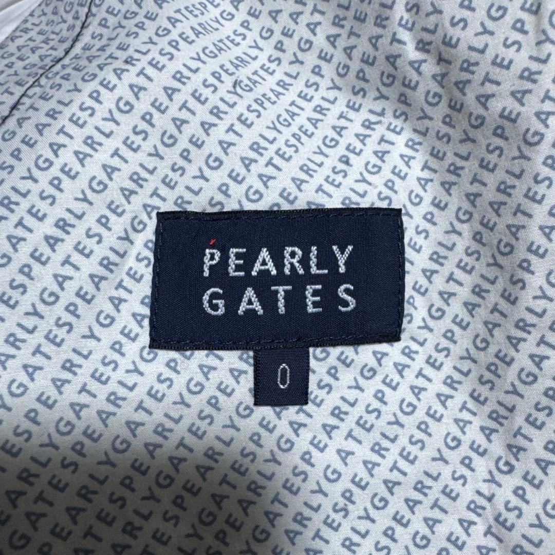 PEARLY GATES ロゴプリント プリーツスカート