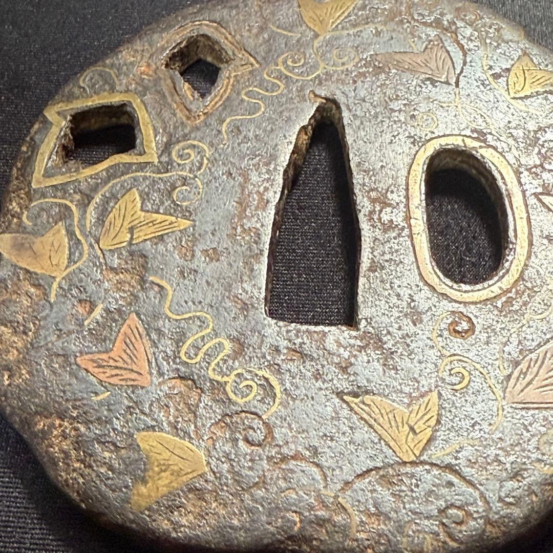 刀鍔 武具 江戸時代 戦国時代 金篏細工 美術品