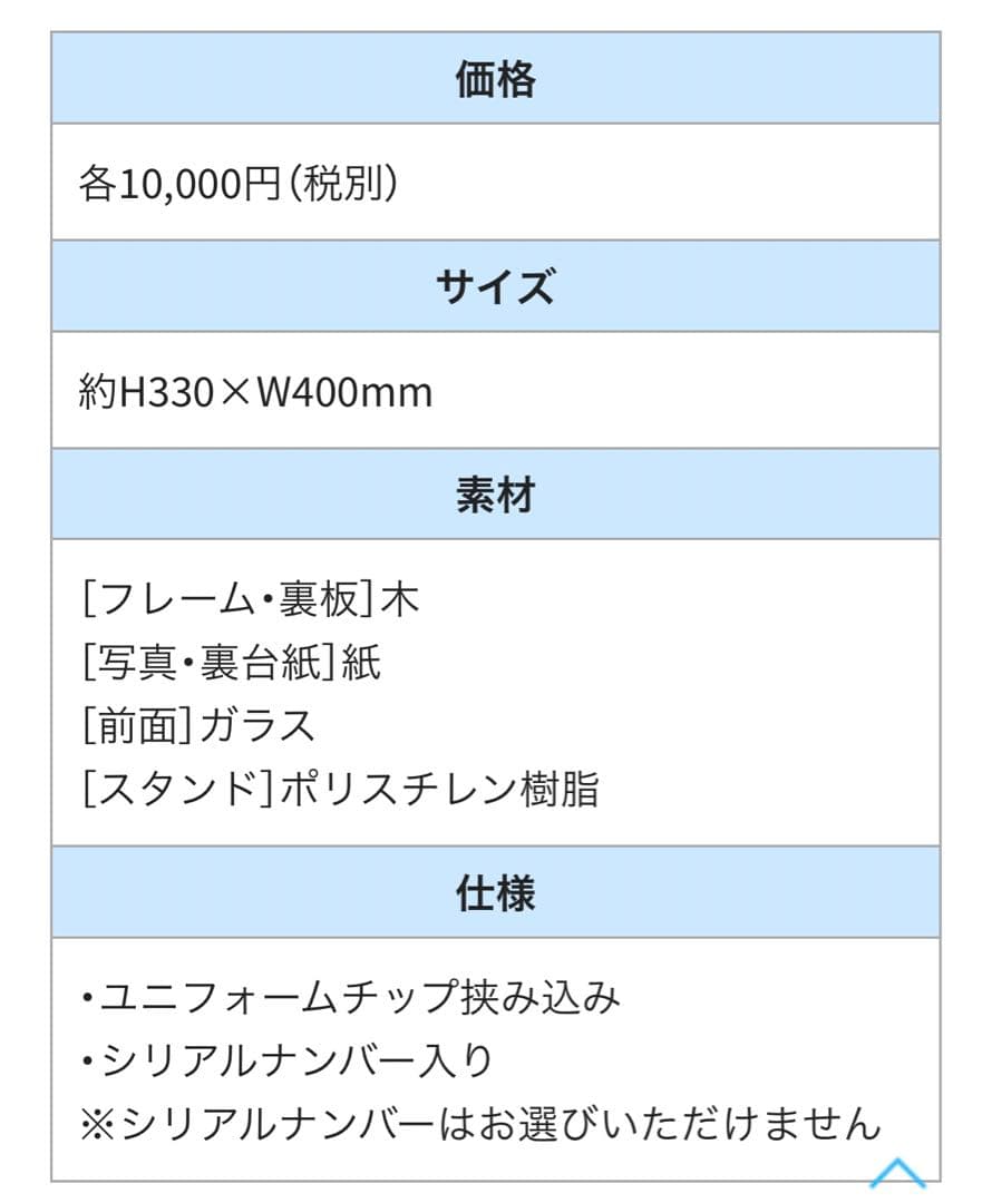 【数量限定】小林悠 クラブ最多得点更新メモリアルフォトフレーム