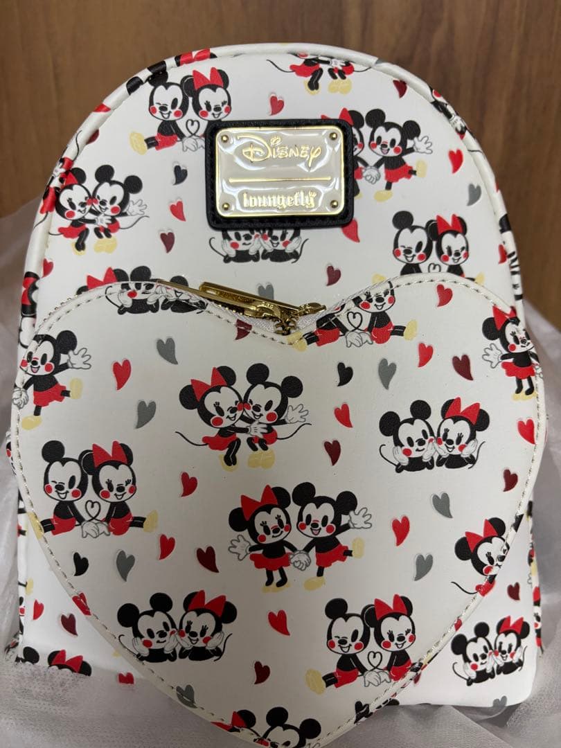 ディズニー　ラウンジフライ　ミッキー＆ミニー バレンタイン　ハート　リュック