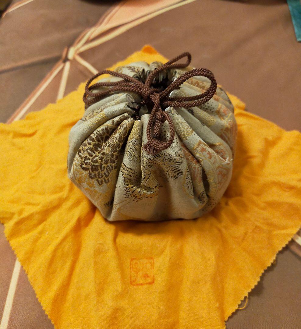 【小野珀子】釉裏金彩 茶碗 茶入 小皿