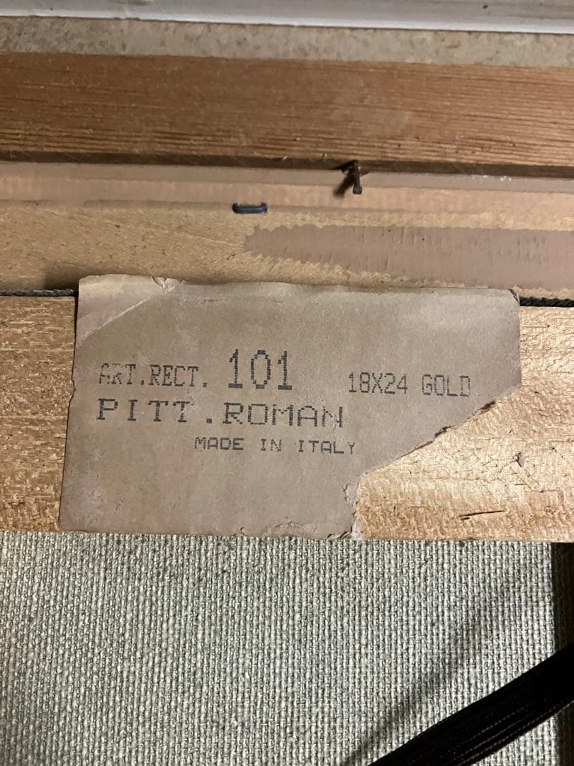 絵画美術　PITT.ROMAN 油彩画　イタリア　美しい花々　額装品　サイン