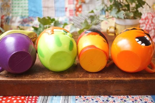 ヴィンテージ ファニーフェイス 4個セット マグ アドバタイジング