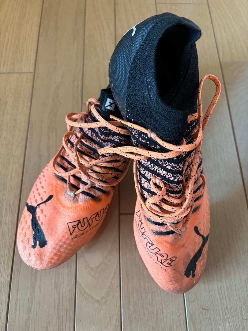 PUMA FUTURE サッカーシューズ オレンジ/ブラック 27.0cm