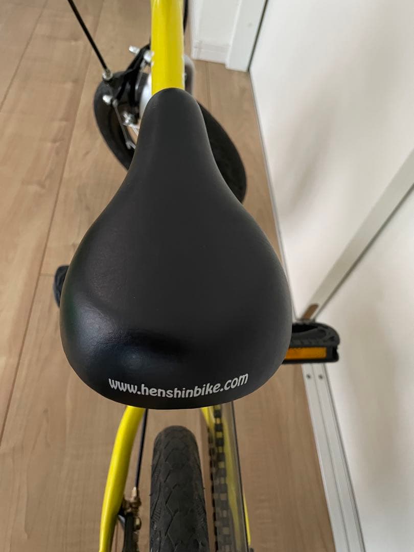 【美品】へんしんバイク　黄色 12インチ