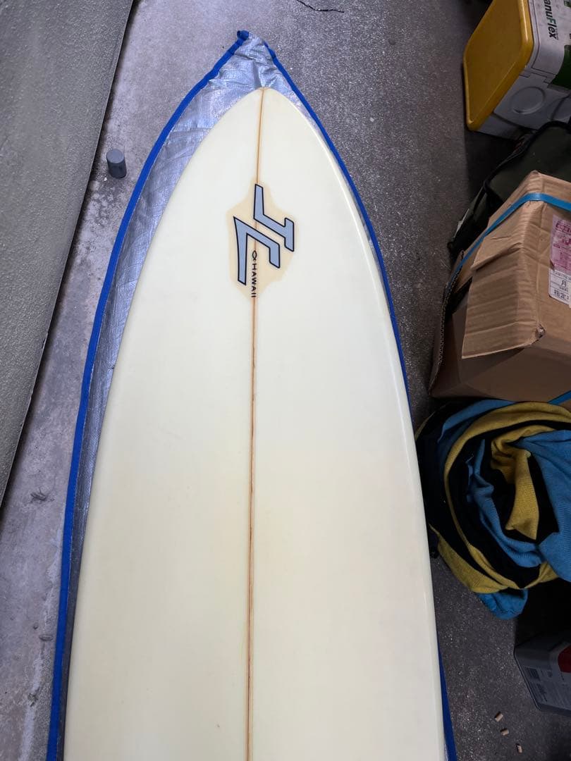 ジョンカーパー6.3Zブランド ショートボード クリーム色