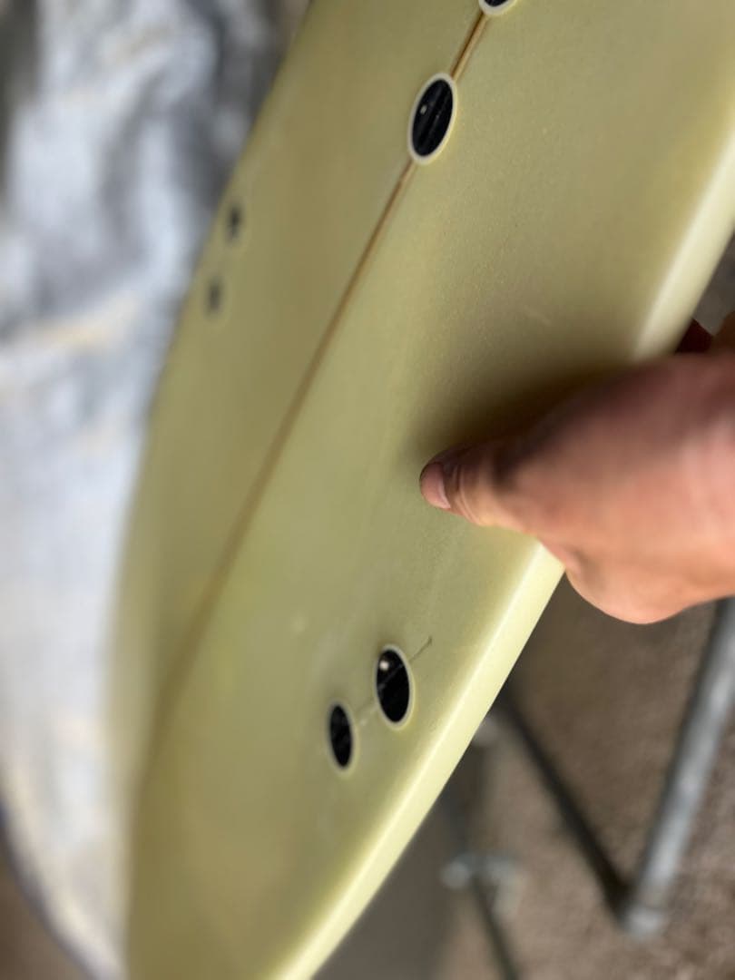 ジョンカーパー6.3Zブランド ショートボード クリーム色