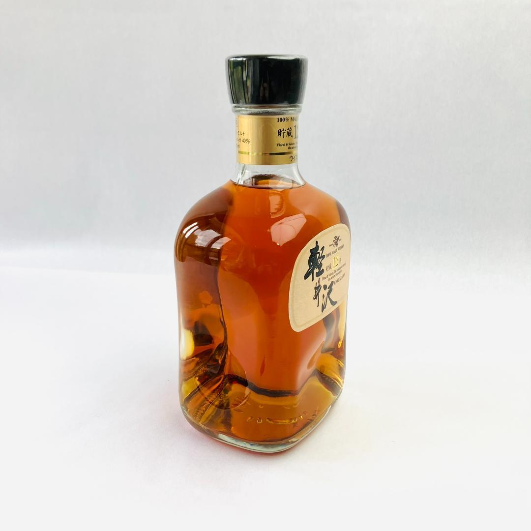 極美品　メルシャン 軽井沢 貯蔵12年 100%モルトウイスキー　箱付き　轻井泽