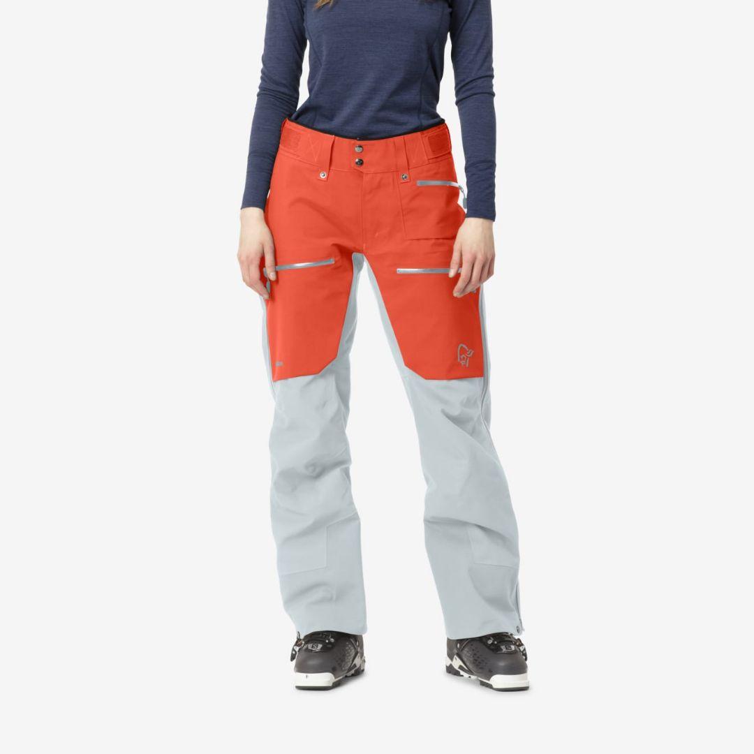 NORRONA Lofoten Gore-tex Pro Pants 白オレンジ