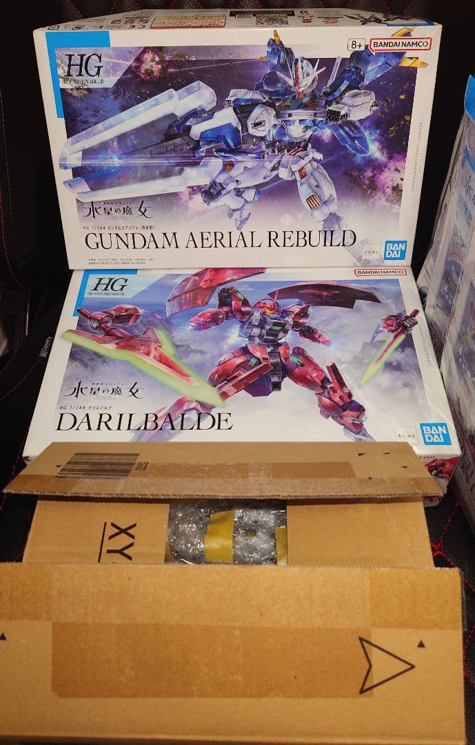 機動戦士ガンダム 水星の魔女 塗装済 プラモデル3体 エアリアル ダリルバルデ