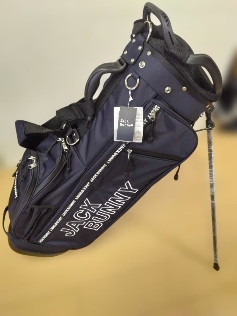 JACK BUNNY 2025年モデル　スタンド型キャディバッグ 9型　ネイビー