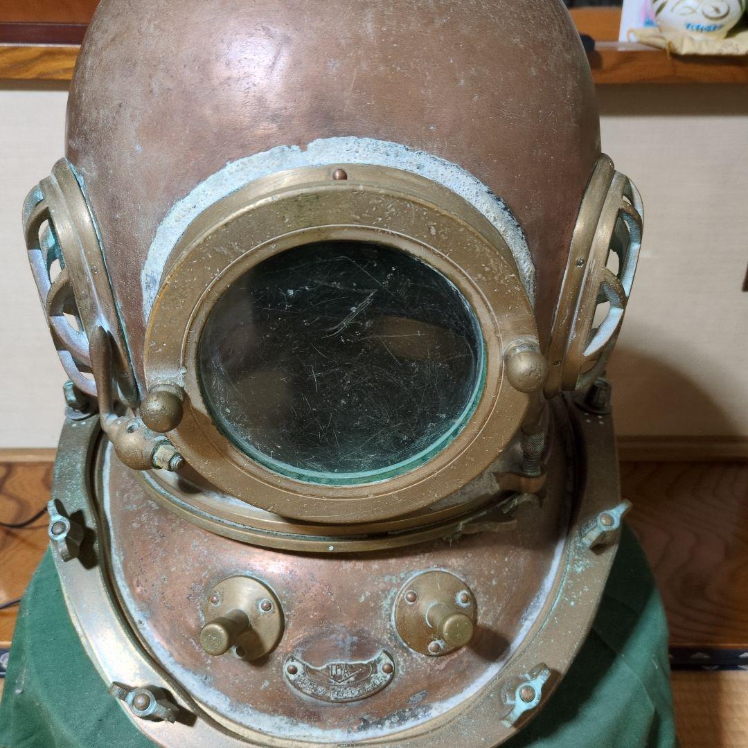 東亜潜水機製 銅製潜水ヘルメット アンティーク 骨董品