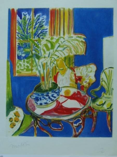 Henri Matisse、PETIT INTERIEUR BLEU