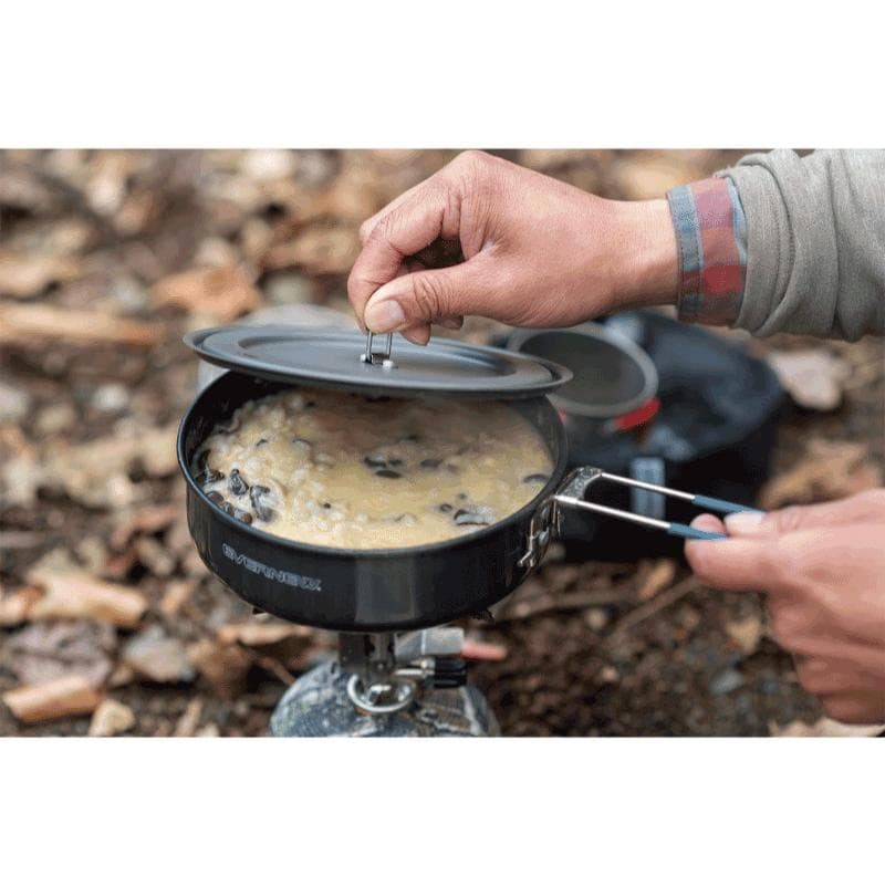 新品 未開封 エバニュー ULアルミパン 16cm リッド 2点セット