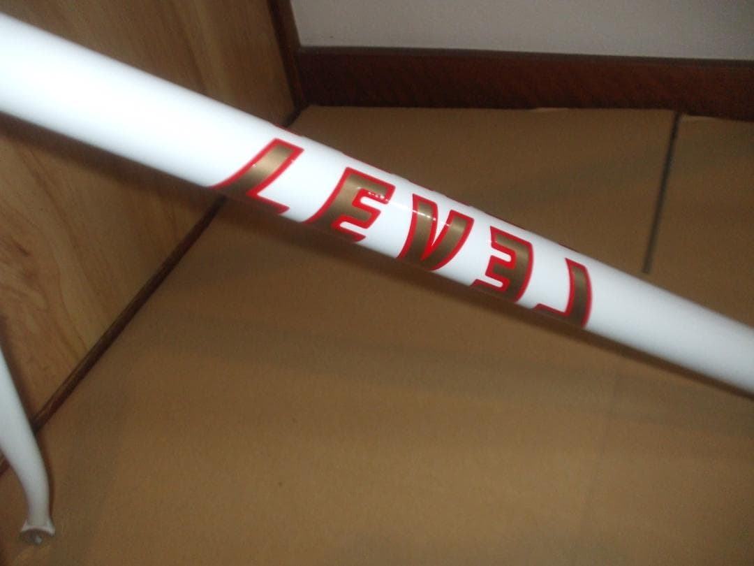 LEVEL ピストフレーム　2020年製造　クロモリ　フレーム njs　競輪