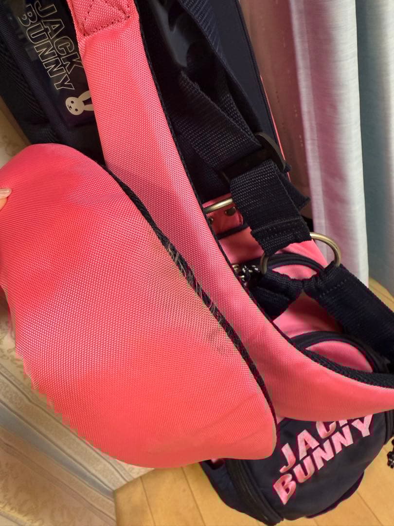 JACK BUNNY スタンドゴルフバッグ ピンク　使用感あり