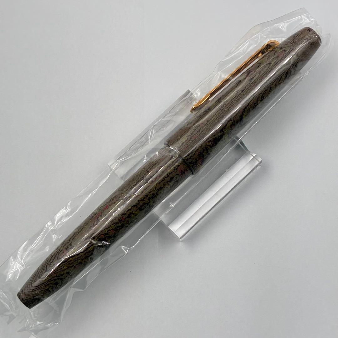 SAILOR セーラー 万年筆 長刀研ぎエボナイト 憧憬 未使用品 太字 NB