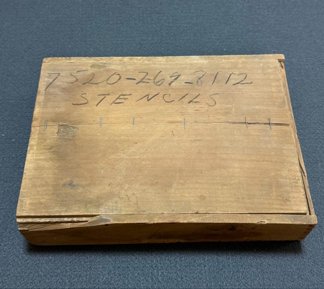 米軍 実物 ステンシルセット 1953年