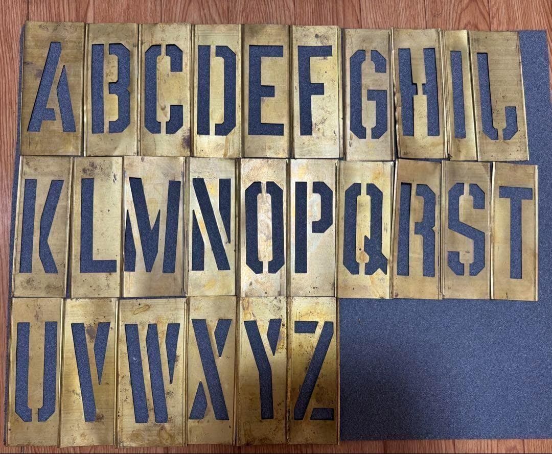 米軍 実物 ステンシルセット 1953年