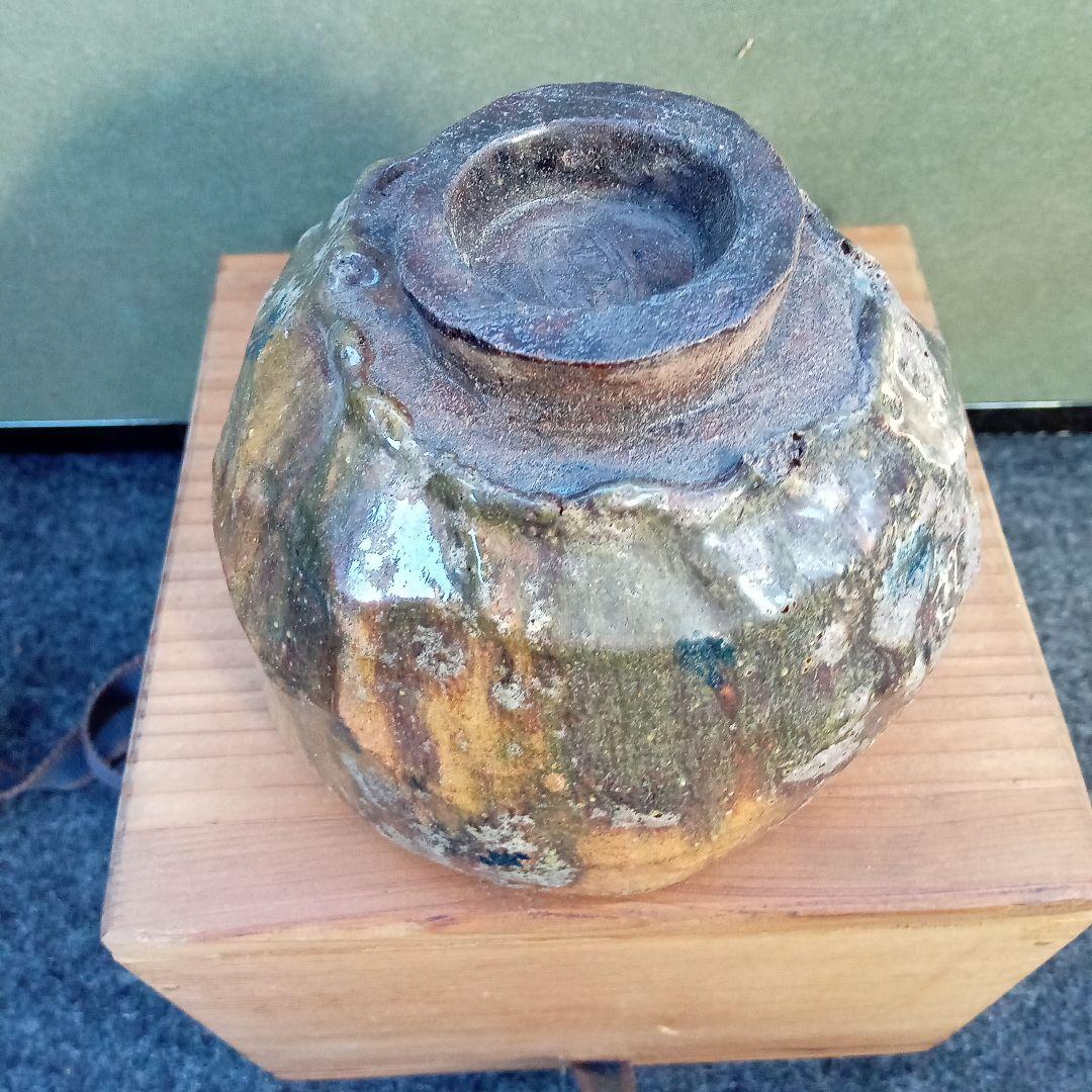 京焼ゲンコツ茶碗、青木聾米作、サイズ高7.5センチ、口10せんち、京都の有名人、