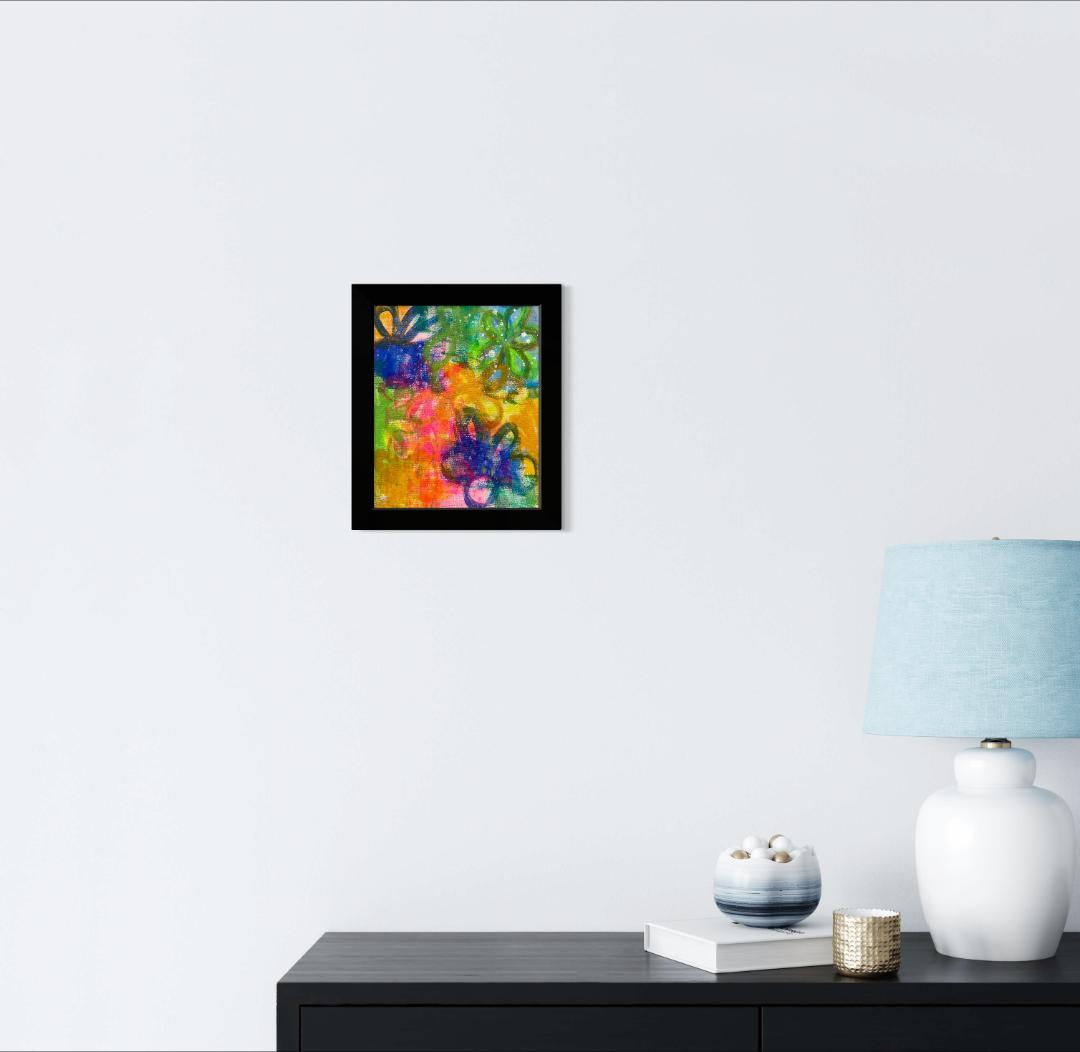 RENA F3サイズ　原画　絵 アート 抽象画 アートボード　キャンバス