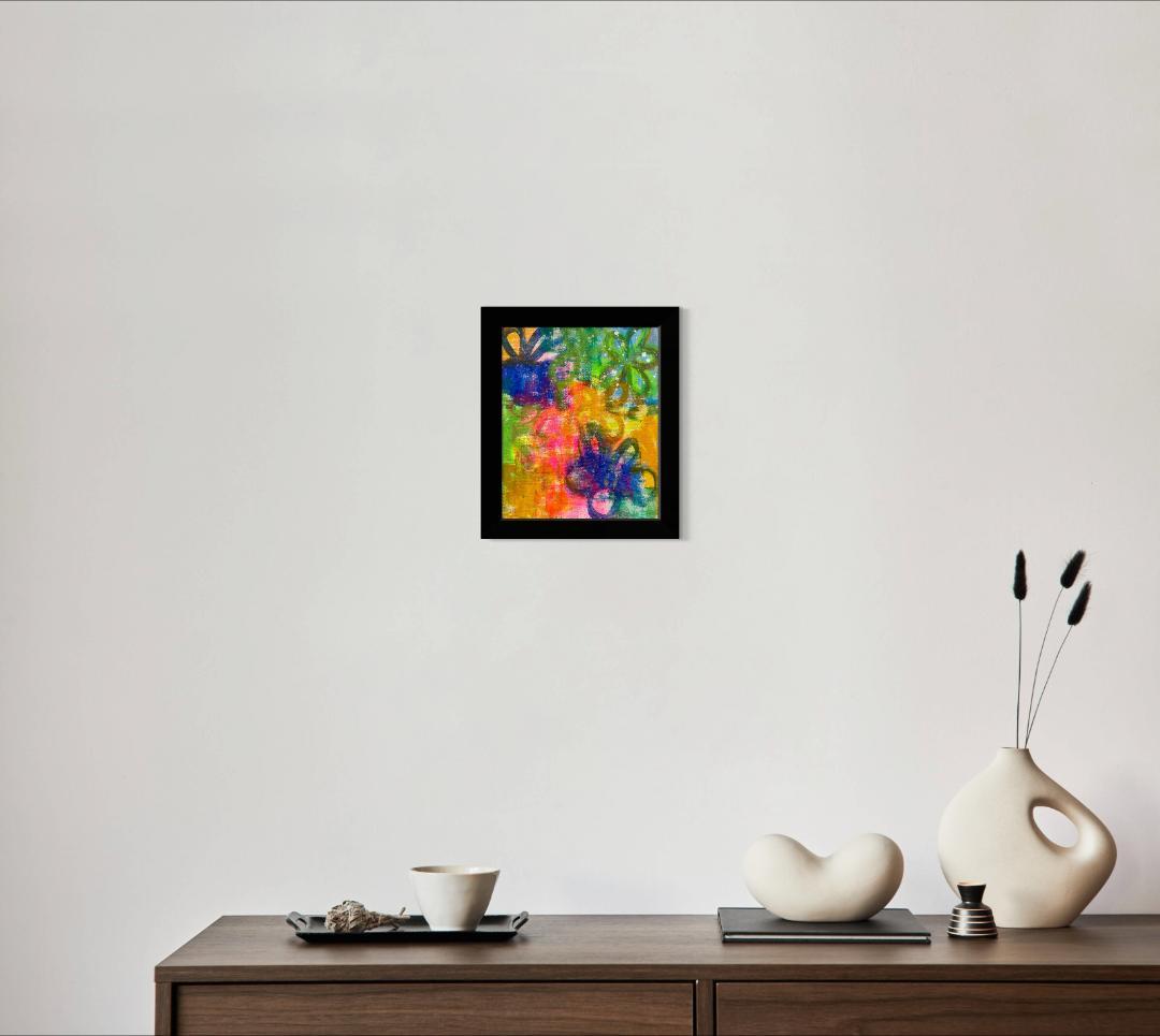 RENA F3サイズ　原画　絵 アート 抽象画 アートボード　キャンバス