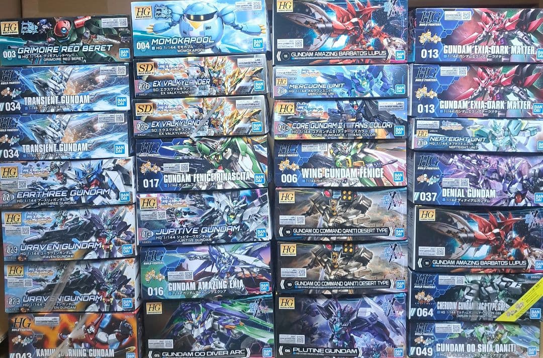 バンダイスピリッツ HGBF 1／144 ビルドダイバー　まとめ売り　ガンプラ