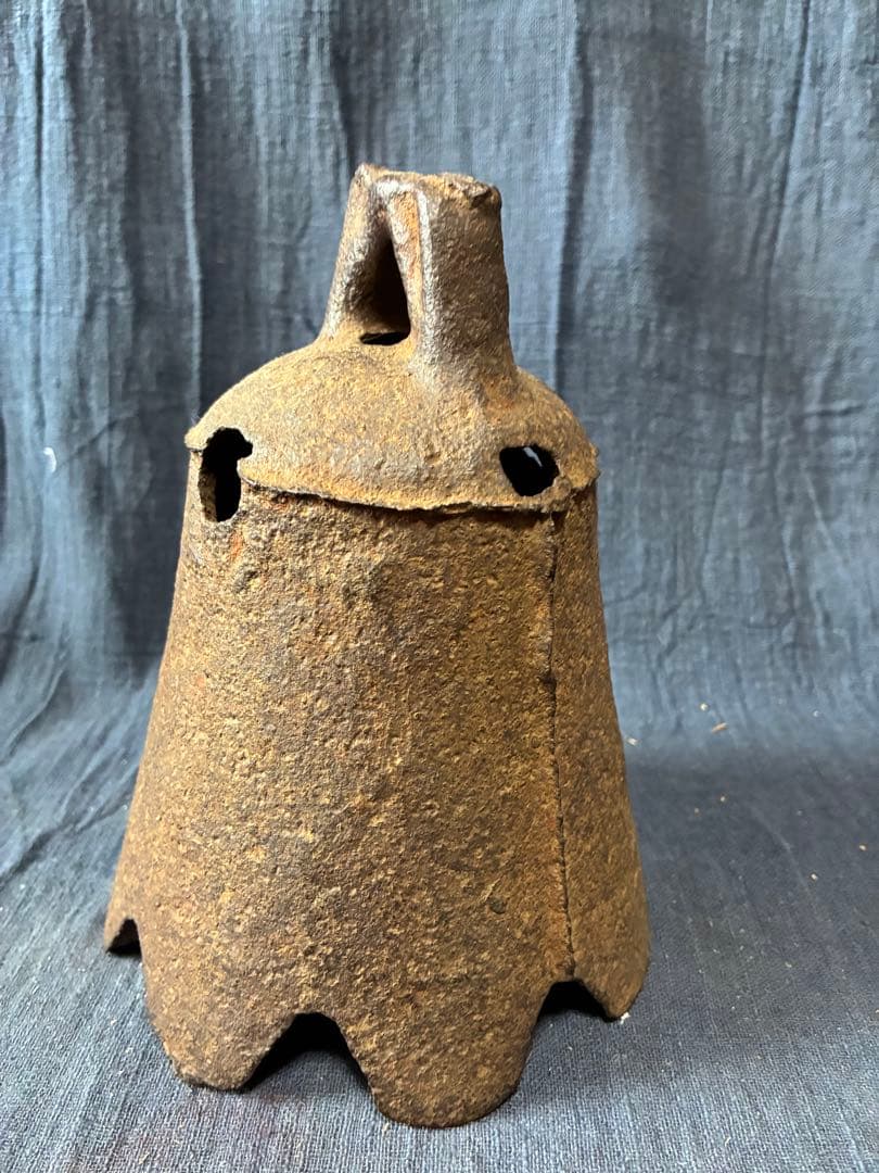 鉄製風鐸　仏教美術　寺院の軒先に吊るす備品　江戸時代