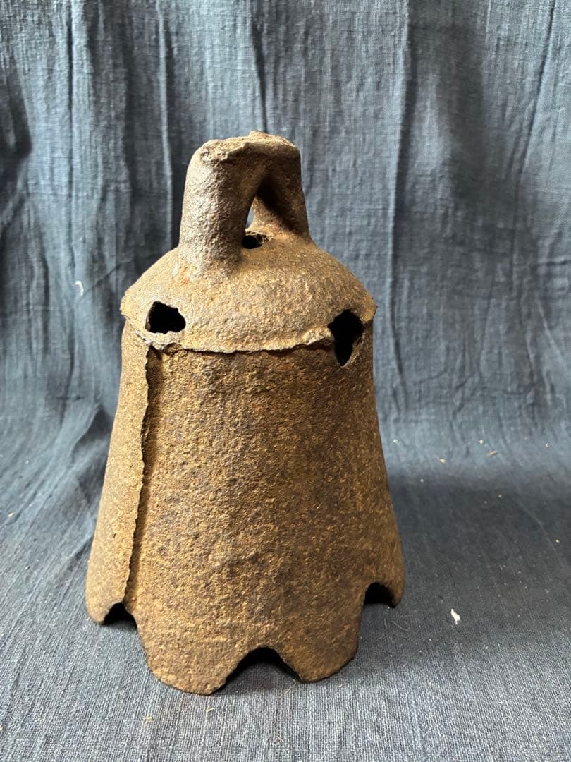 鉄製風鐸　仏教美術　寺院の軒先に吊るす備品　江戸時代