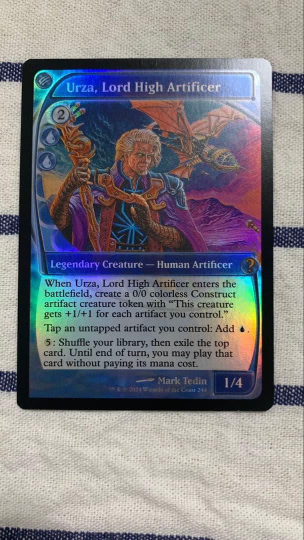 【希少】最高工匠卿、ウルザ 未来枠foil 新品未使用 MB2 英語 mtg