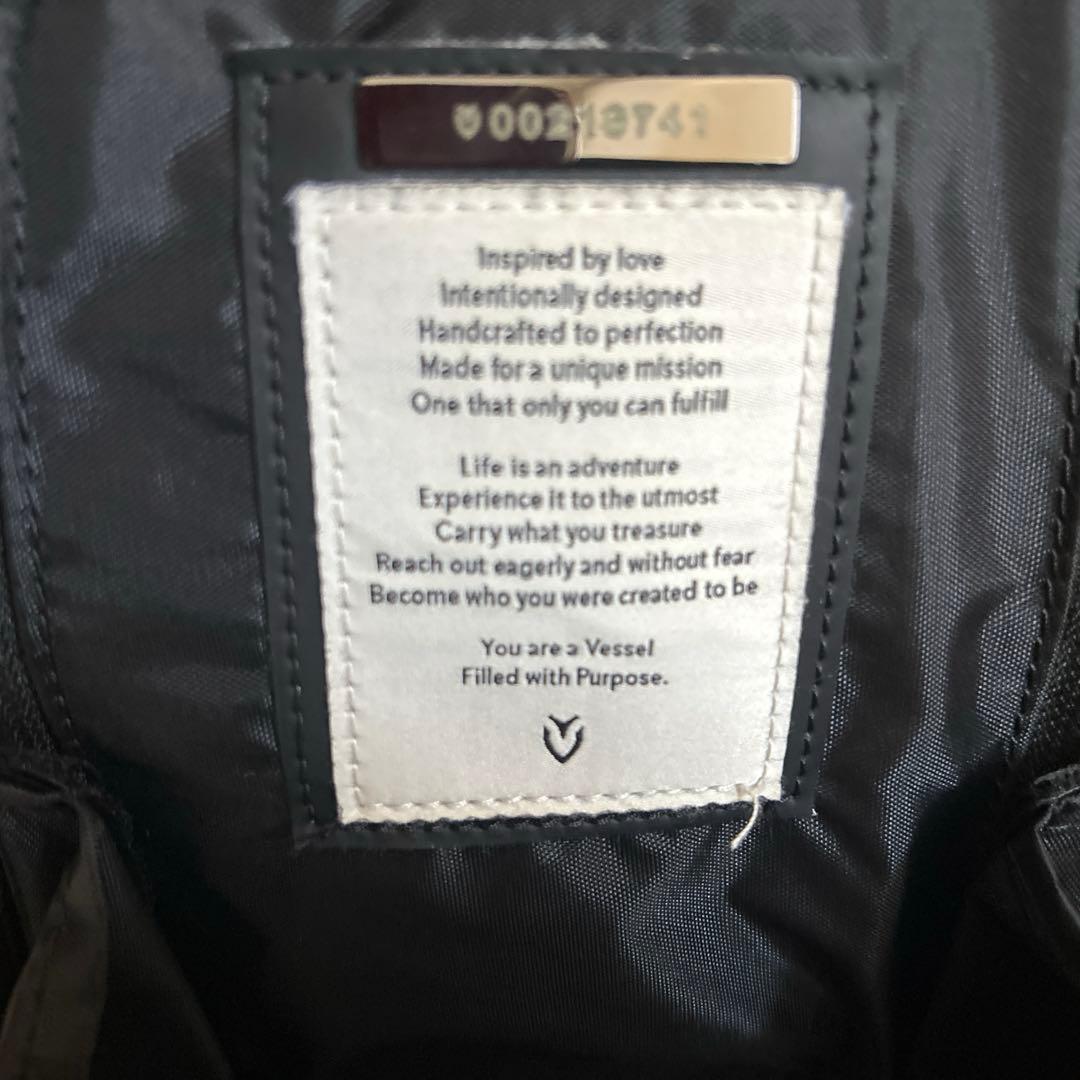 美品。VESSEL PLAYER 4.0 DXR BLACKダブルストラップ