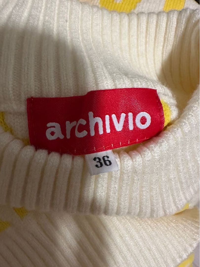 【新品未使用】archivio セーター36