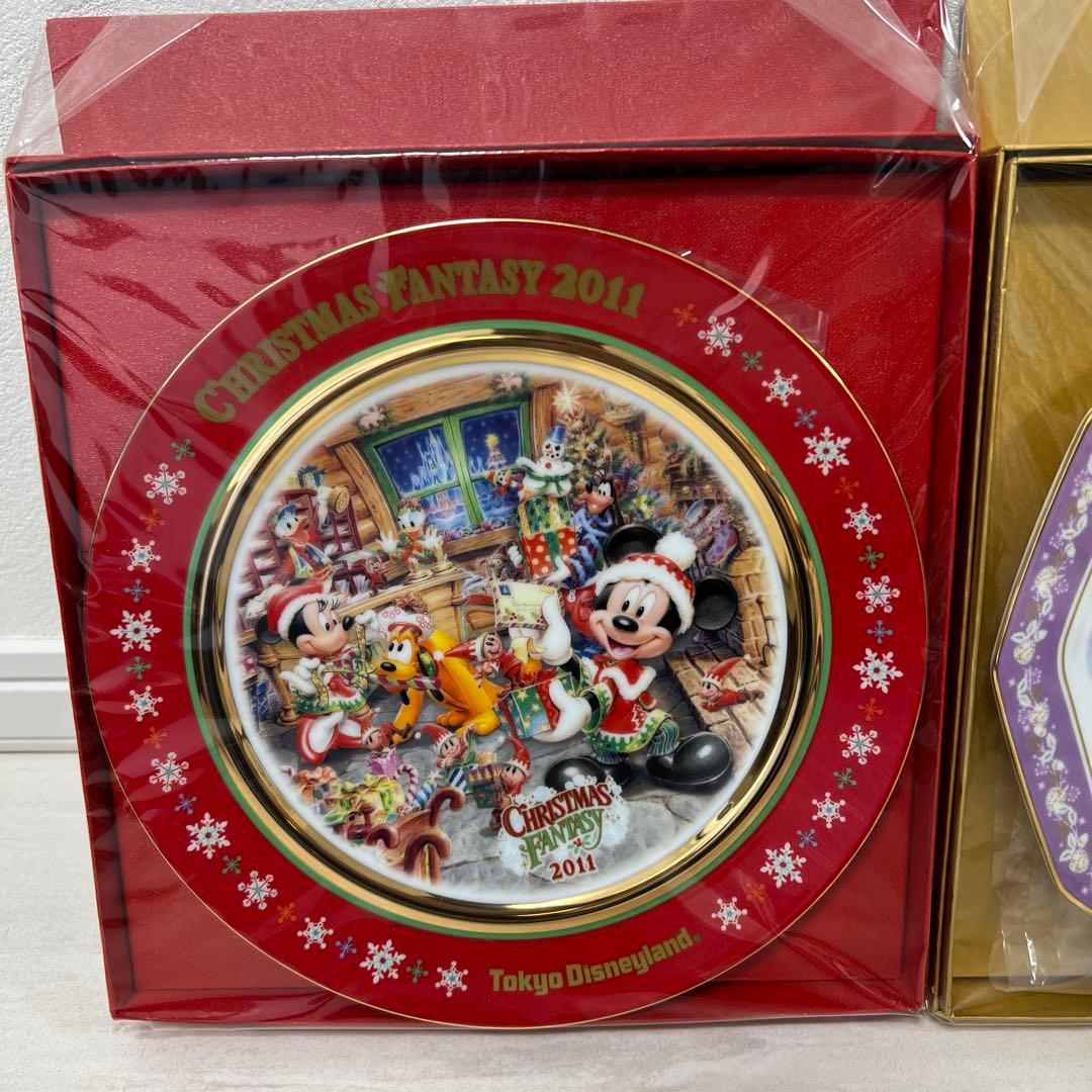 東京ディズニーランド クリスマスプレートセット　2011