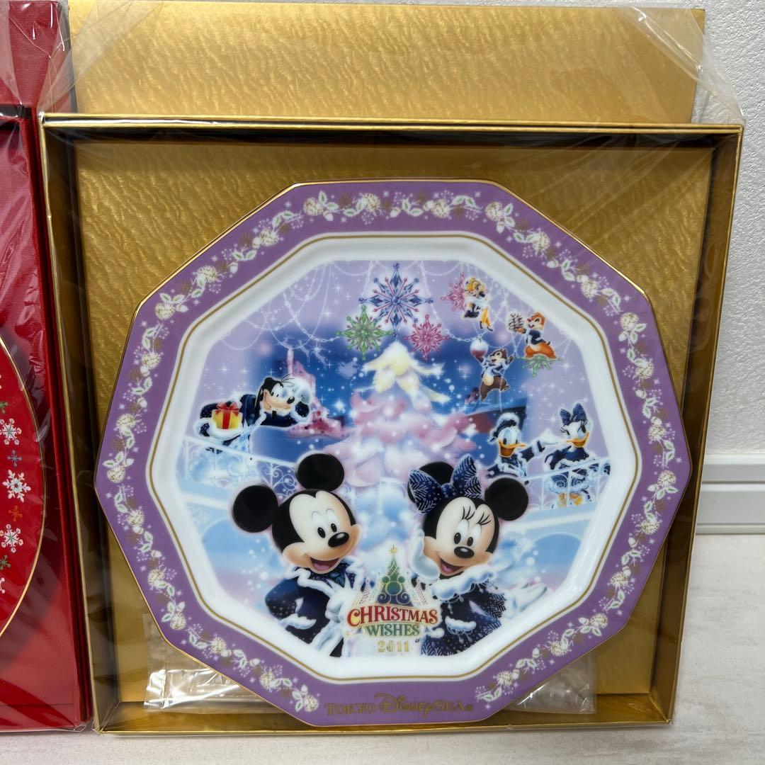 東京ディズニーランド クリスマスプレートセット　2011