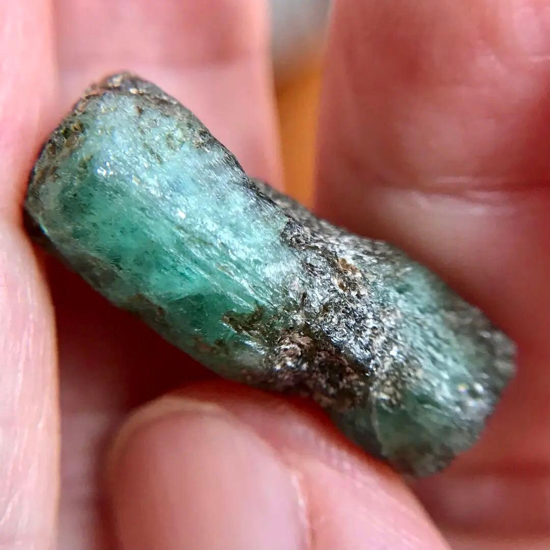 エメラルド 原石 16.45ct 天然エメラルド アフガニスタン エメラルド標本