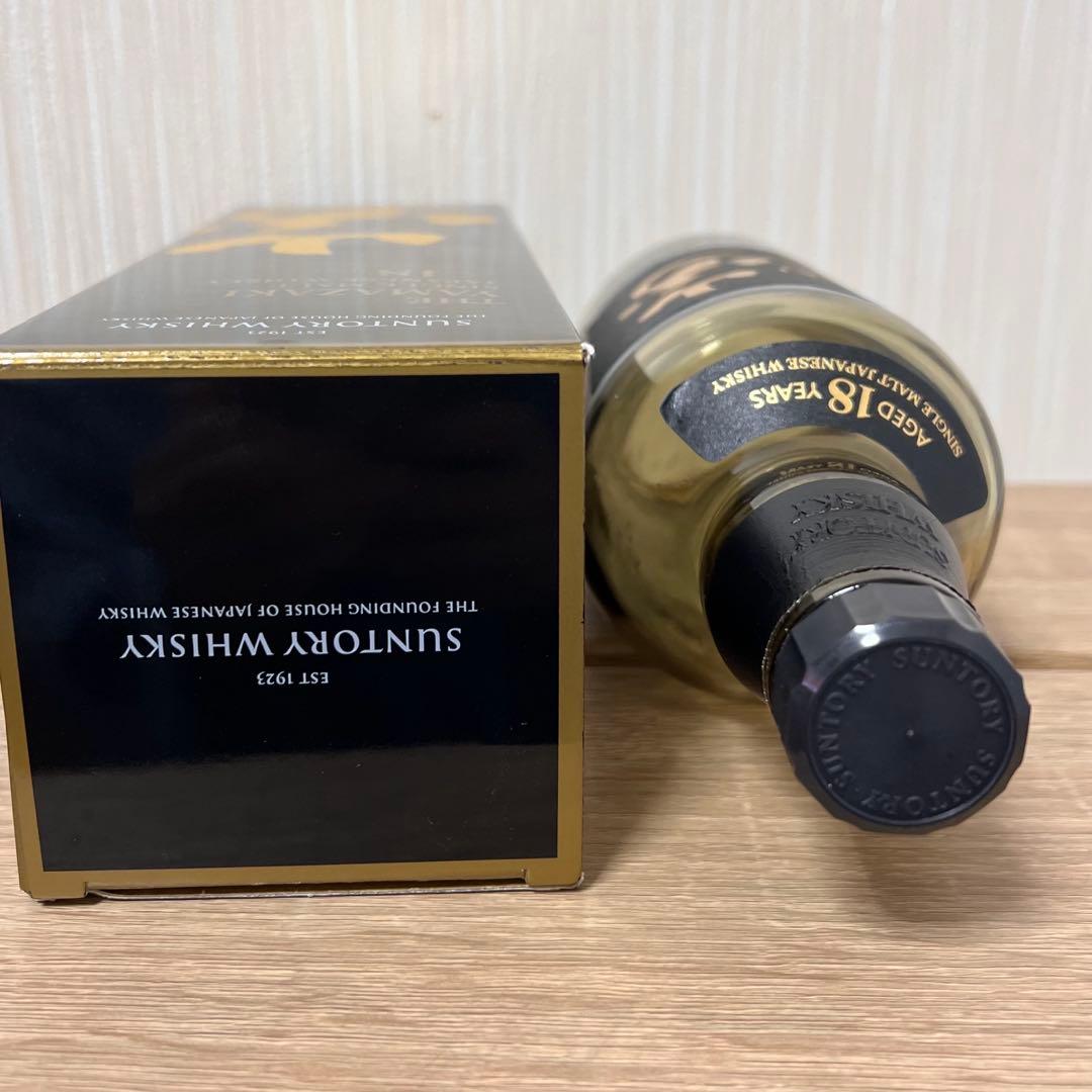 山崎 18年 空瓶 空箱