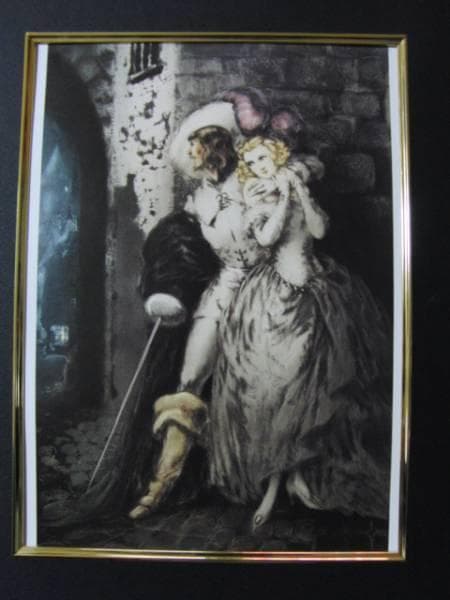 ルイ・イカール限定版・アールデコ/ダルタニアン、希少な額装用画集より