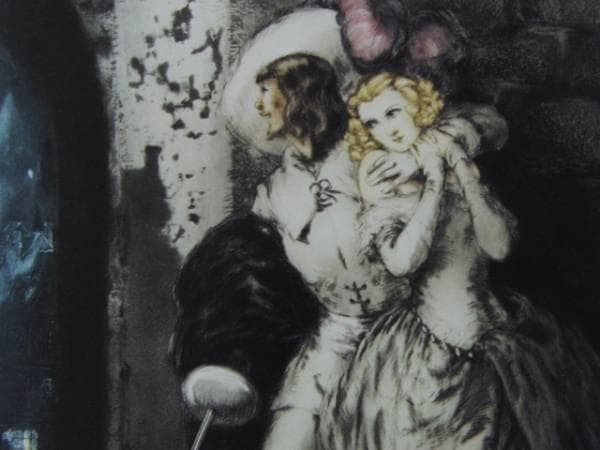 ルイ・イカール限定版・アールデコ/ダルタニアン、希少な額装用画集より