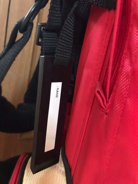 パーリーゲイツ　キャディーバッグ　赤