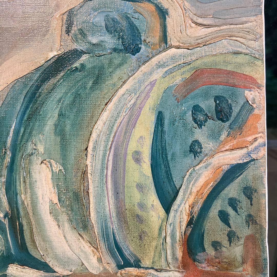 窪田知矩　tomo kubota 抽象油彩画